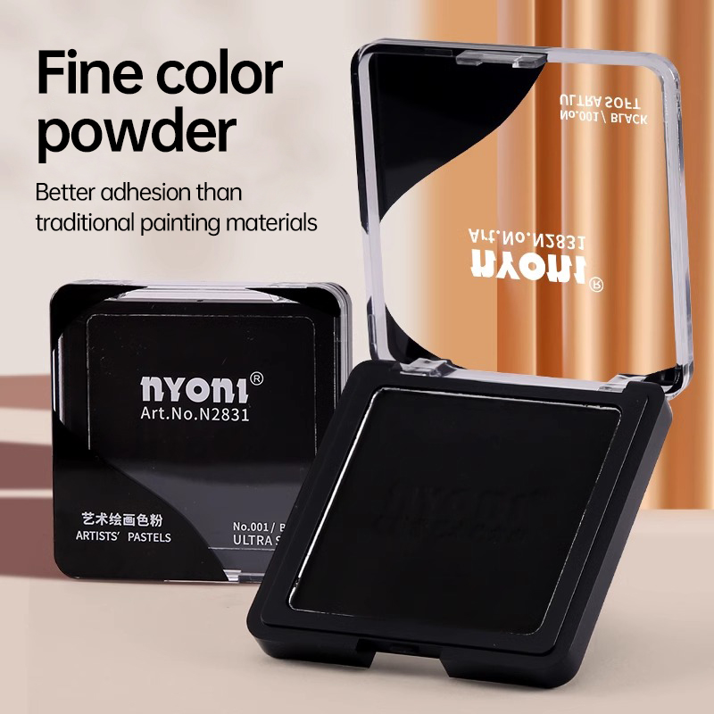 Activated Charcoal Powder - NYONI 6Colors DRY WET Sketch Toner