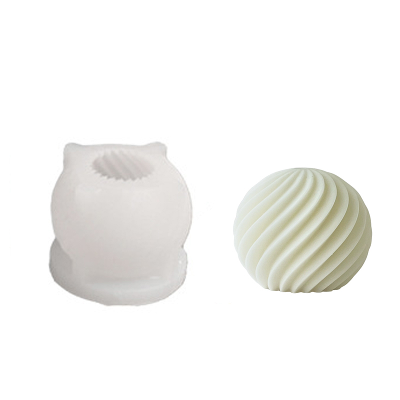 Spiral stripe Ball Silicone Ca - đánh giá và giá Soap Making Utensils