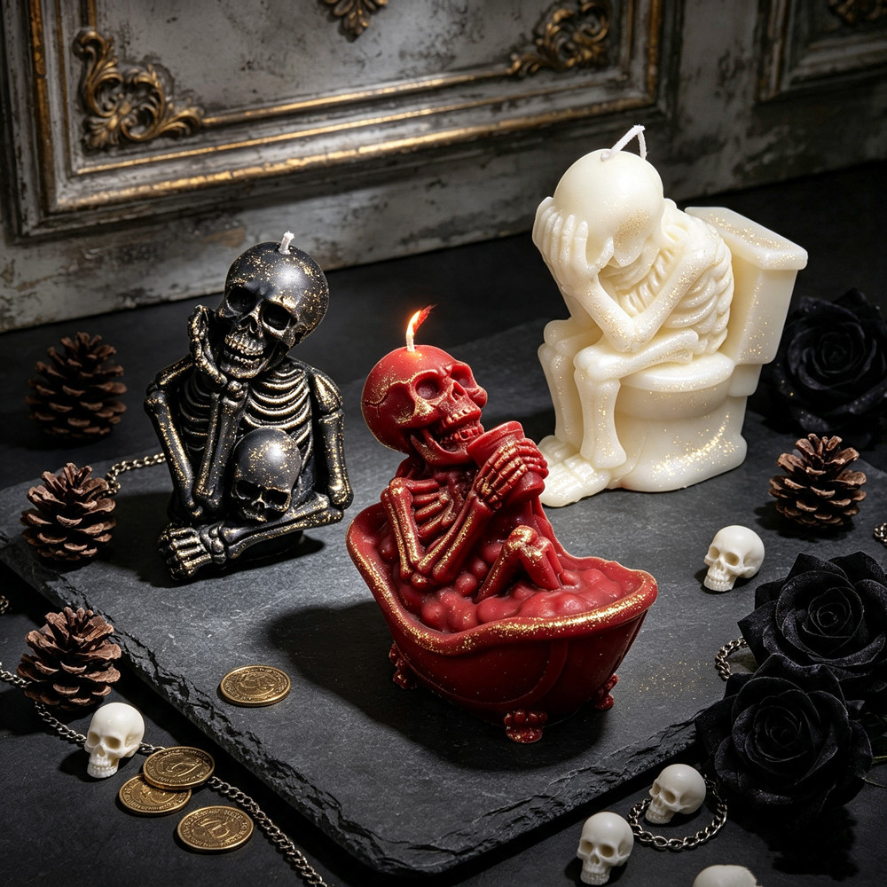 3D Realistic Skull Skeleton wi - đánh giá và giá Soap Making Additives
