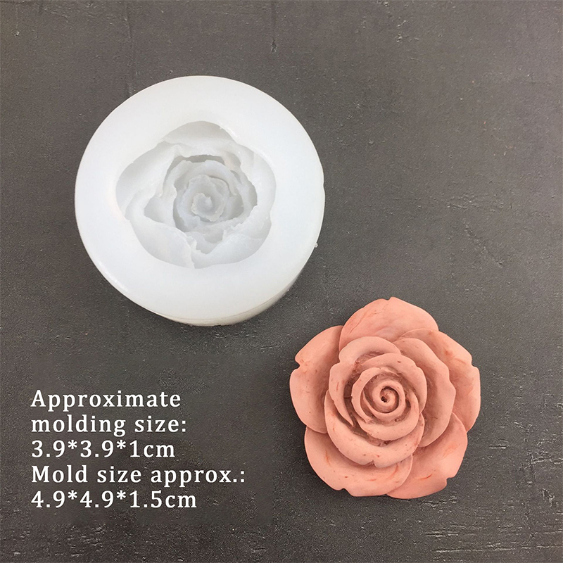 3D Rose Flower Shape Leaf Sili - đánh giá và giá Soap Making Dish