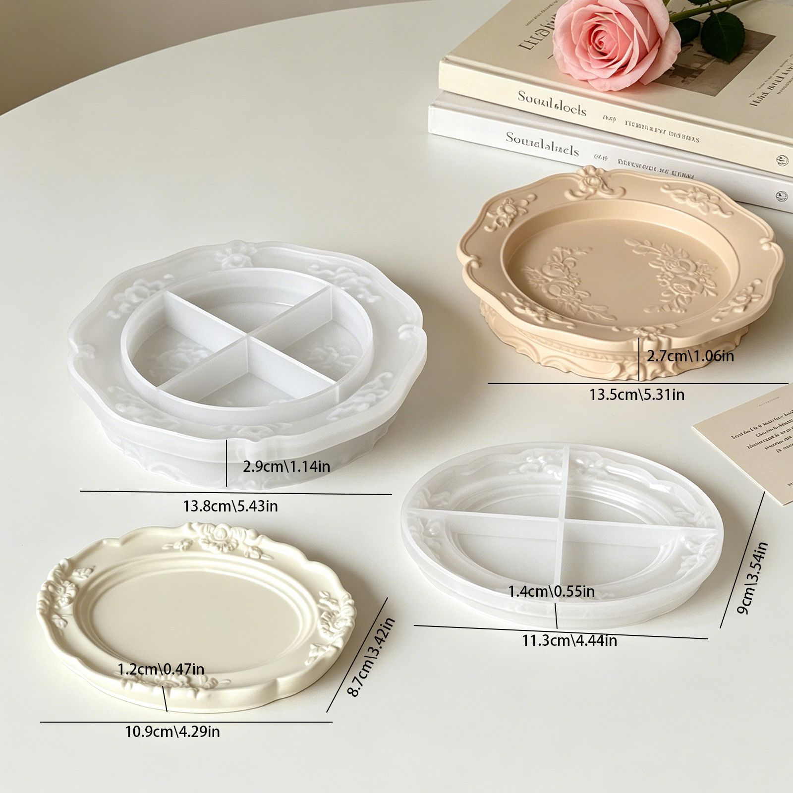 Elegant Vintage Baroque Lace S - đánh giá và giá Soap Making Dish