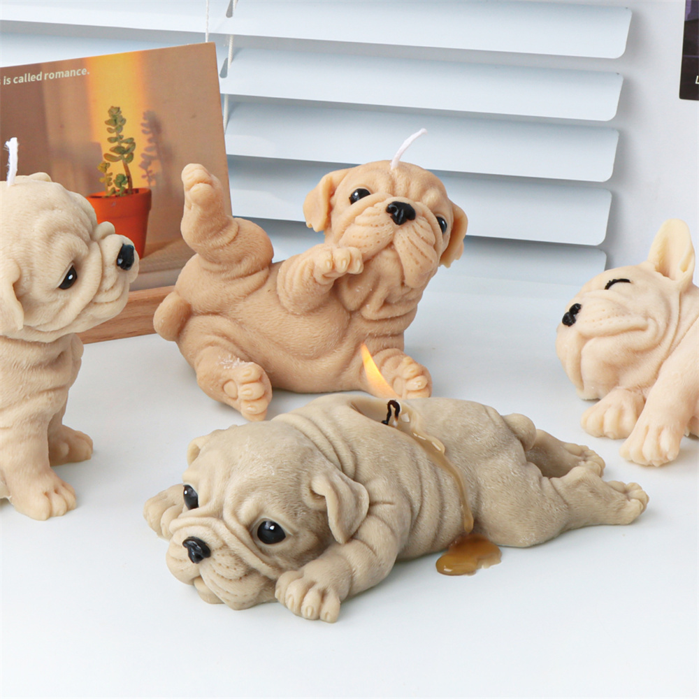 3D Dog Silicone Candle Molds S - đánh giá và giá Soap Making Additives