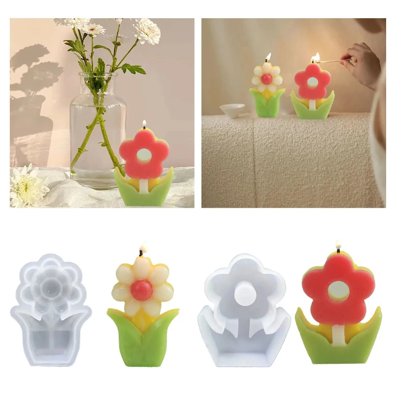 Flower Aromatherapy Candle Sil - đánh giá và giá Soap Making In Home