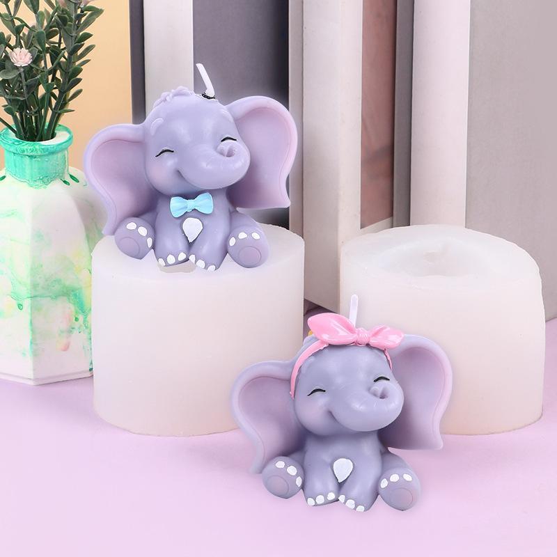 Cute 3D Elephant Silicone Cand - đánh giá và giá Soap Making Dish