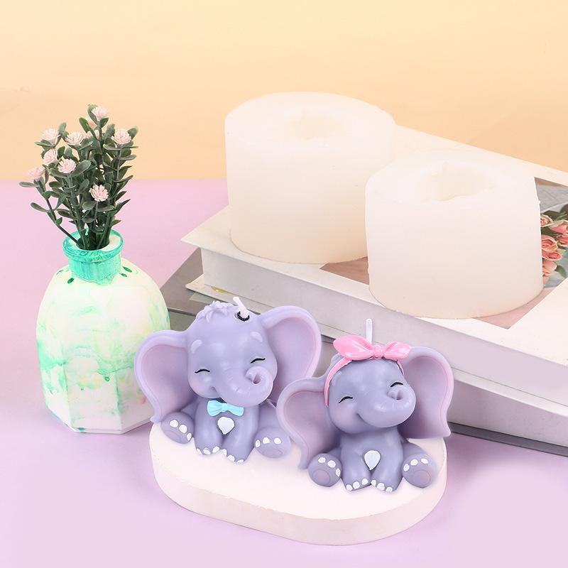 Cute 3D Elephant Silicone Cand - đánh giá và giá Soap Making Dish