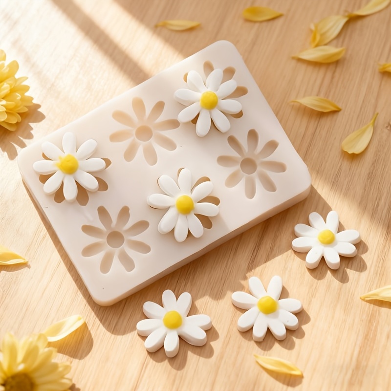 1pc 3D Daisy Sunflower Silicon - đánh giá và giá Soap Making Utensils