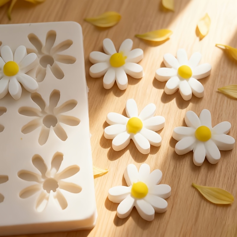 1pc 3D Daisy Sunflower Silicon - đánh giá và giá Soap Making Utensils