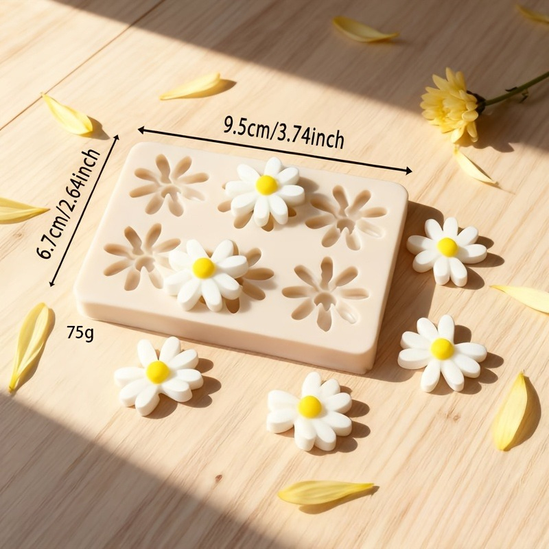 1pc 3D Daisy Sunflower Silicon - đánh giá và giá Soap Making Utensils