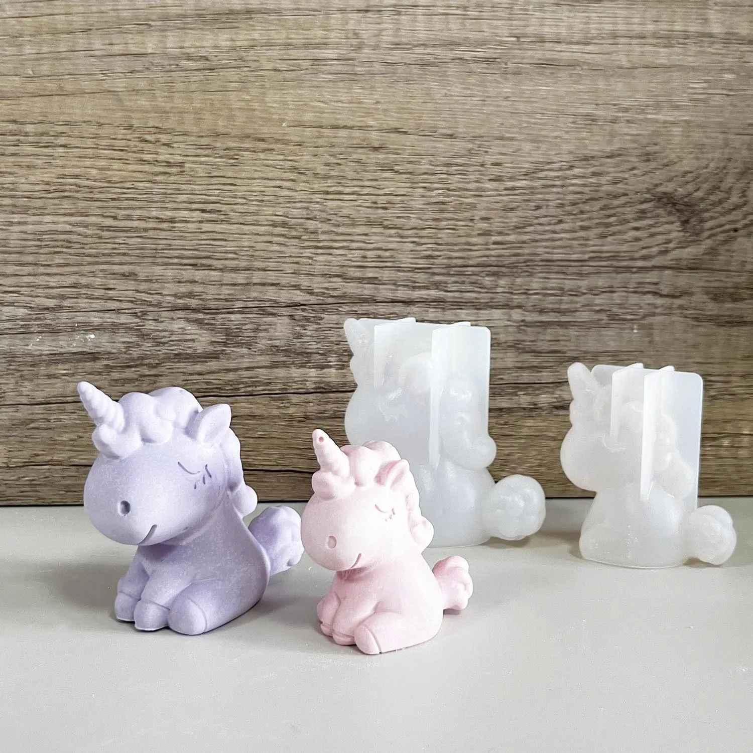 3D Geometric Silicone Unicorn  - đánh giá và giá Soap Making Utensils