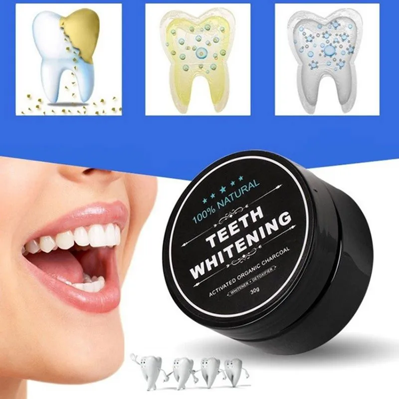 30g Teeth Whitening Scaling Po - đánh giá và giá Activated Charcoal Powder
