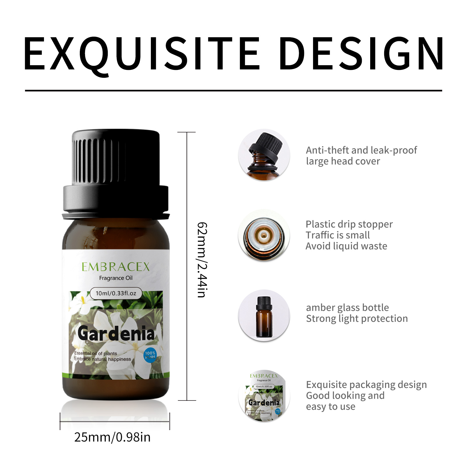 10ml Gardenia Fragrance Oils M - đánh giá và giá Soap Making Additives