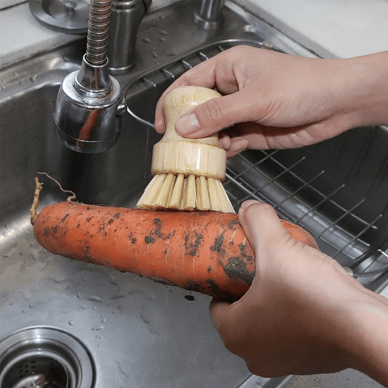 Bamboo Dish Scrub Brush Soap D - đánh giá và giá Oxide Pigment Soap