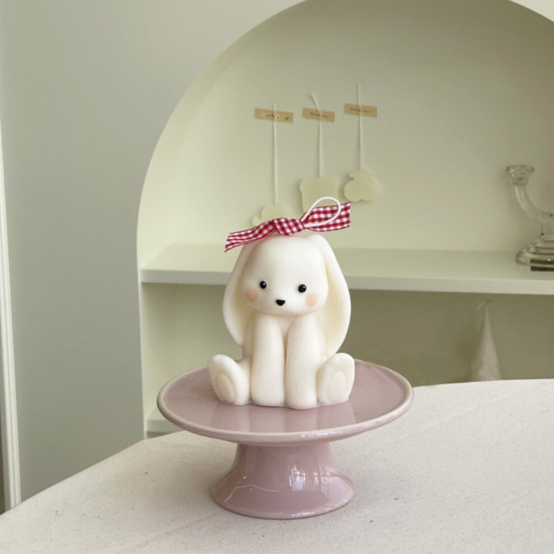 Sitting Rabbit Silicone Candle - đánh giá và giá Soap Making In Home