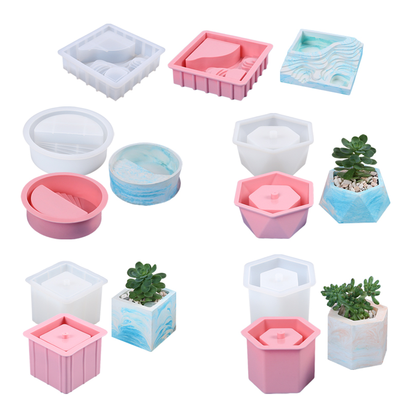 Succulent Flowerpot Silicone M - đánh giá và giá Melt Pour Soap Base