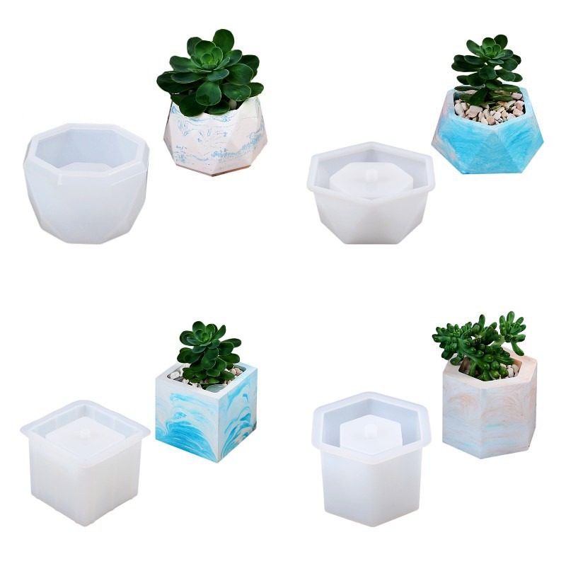 Succulent Flowerpot Silicone M - đánh giá và giá Melt Pour Soap Base