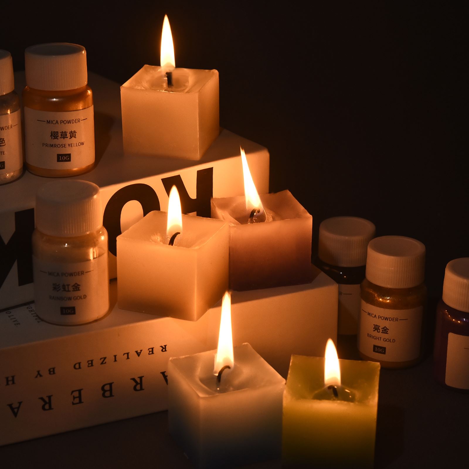 10g Pearlescent Mica Powder Ca - đánh giá và giá Oxide Pigment Soap