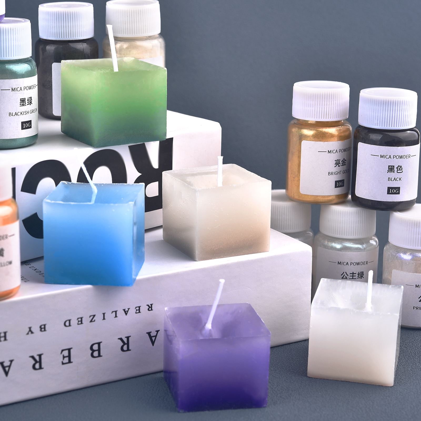 10g Pearlescent Mica Powder Ca - đánh giá và giá Oxide Pigment Soap