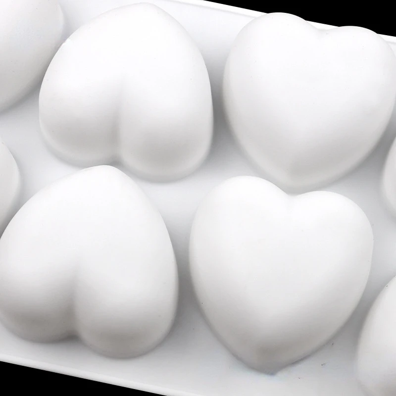 Love Heart Silicone Soap Mold  - đánh giá và giá Soap Making Utensils