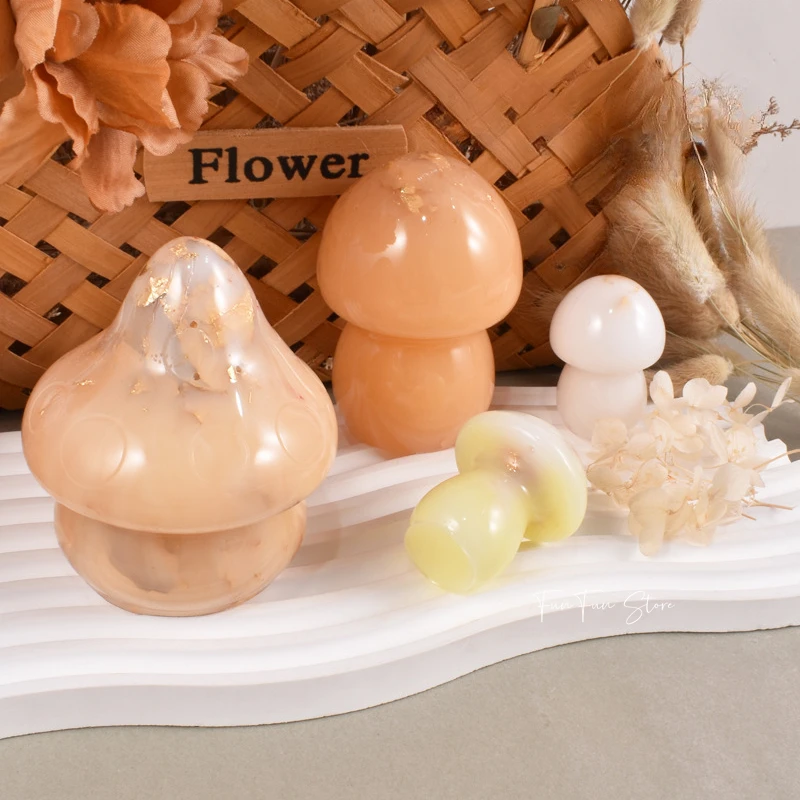 3D Mushroom Candle Silicone Mo - đánh giá và giá Soap Making Additives