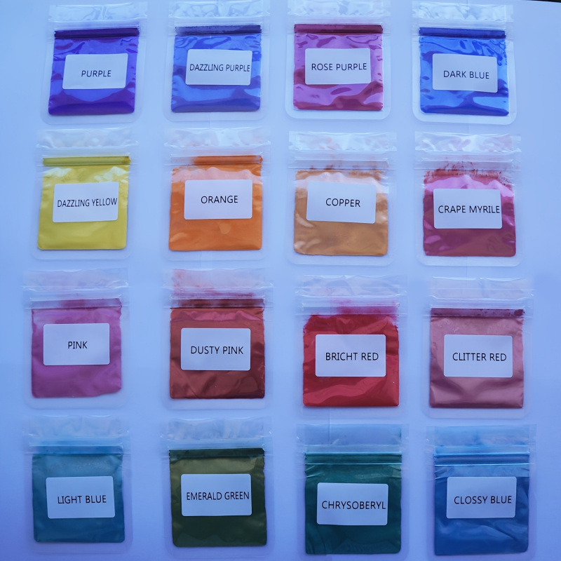 16Color Mica Powder Set，Per Pa - đánh giá và giá Oxide Pigment Soap
