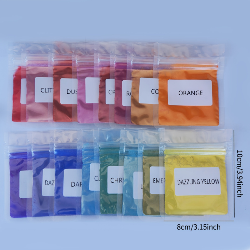 16Color Mica Powder Set，Per Pa - đánh giá và giá Oxide Pigment Soap