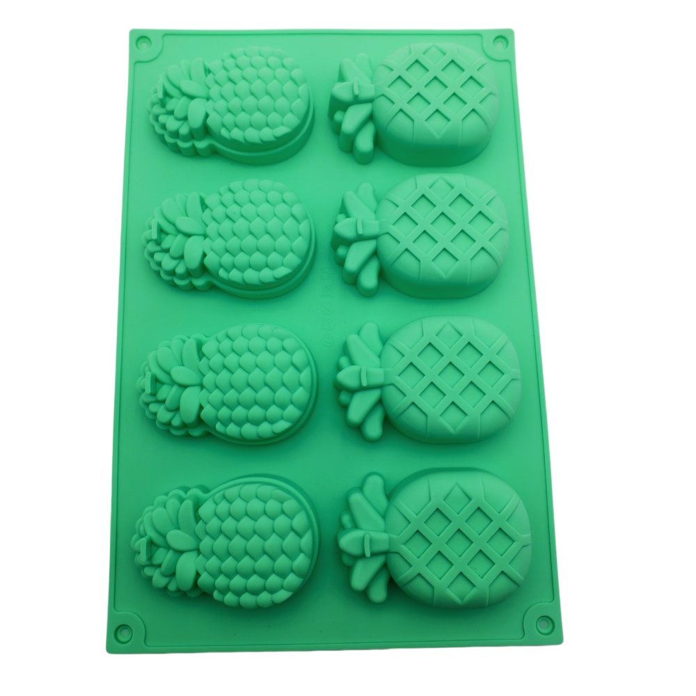 Pineapple Shape Silicone Cake  - đánh giá và giá Soap Making Utensils