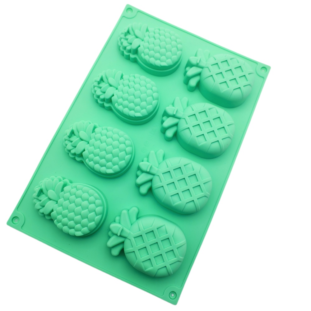 Pineapple Shape Silicone Cake  - đánh giá và giá Soap Making Utensils