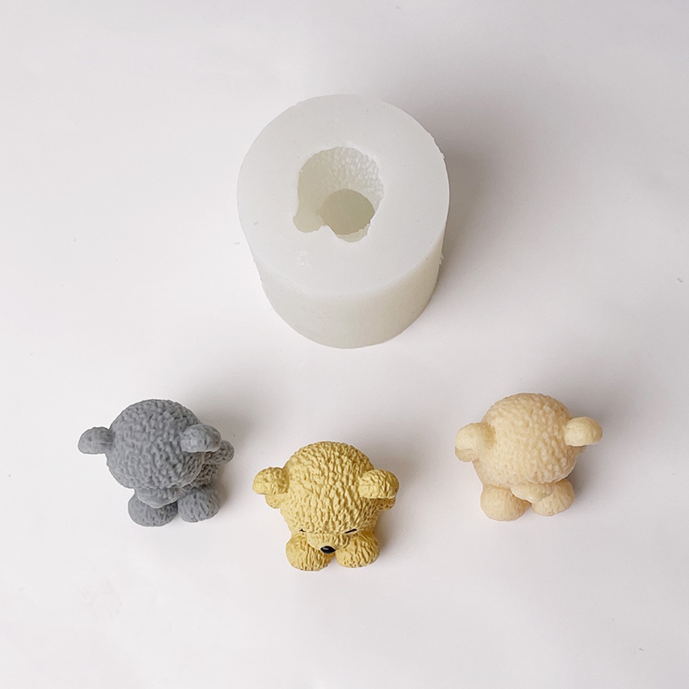 3D Cute Bear Candle Making Mou - đánh giá và giá Soap Making In Home