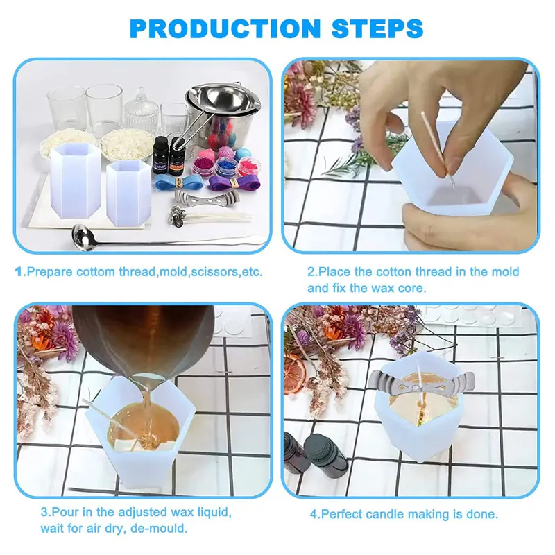 Xi Lanh Nến Silicon Khuôn Nhựa - đánh giá và giá Soap Making Store
