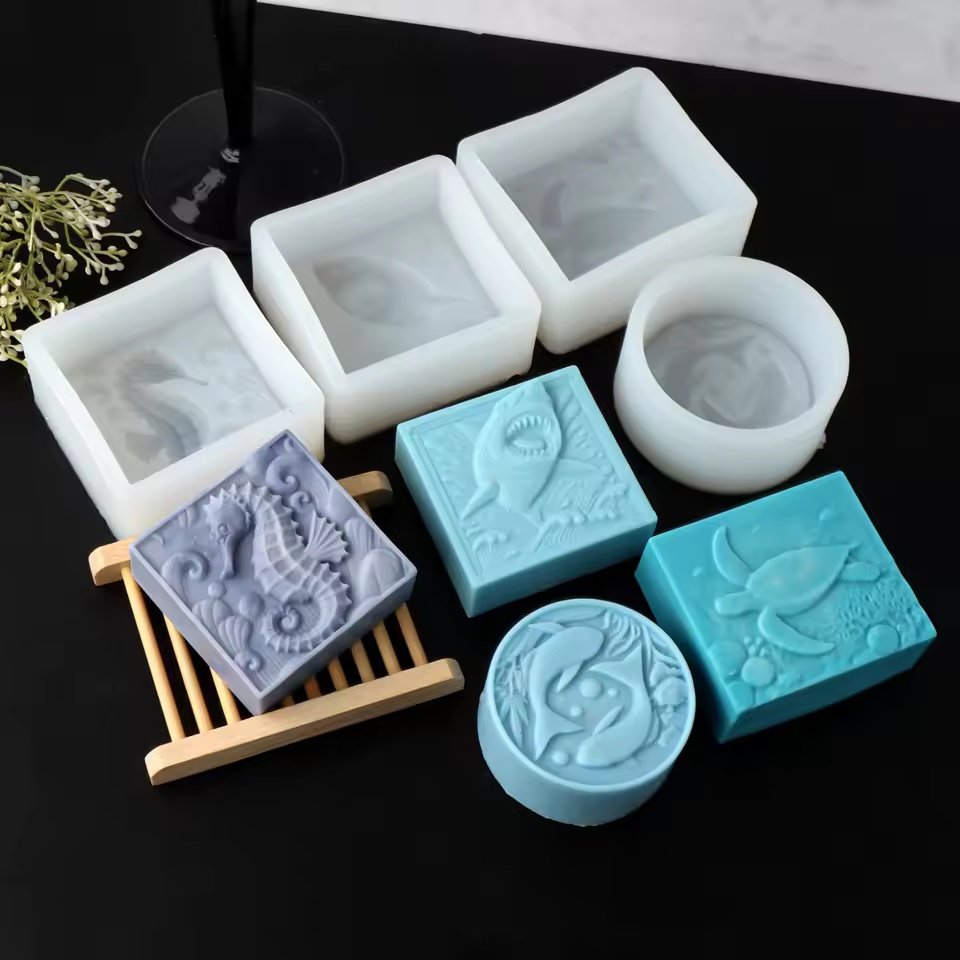 3D Seahorse Silicone Soap Mold - đánh giá và giá Soap Making In Home
