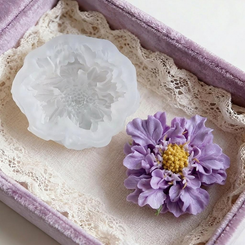1 Dreamy Blue Potted Flower Si - đánh giá và giá Soap Making Dish