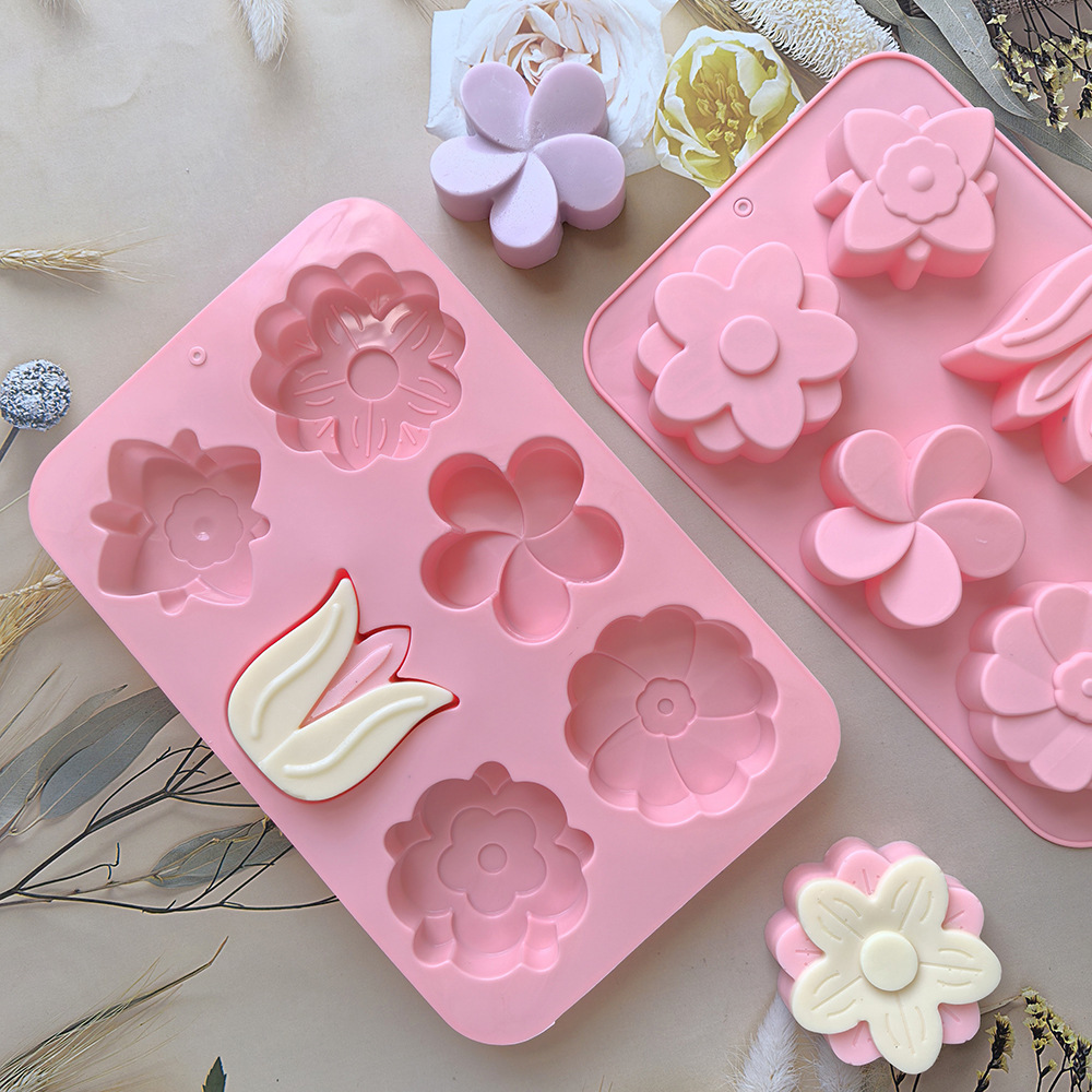 kinds Flower Silicone Molds Di - đánh giá và giá Soap Making Store