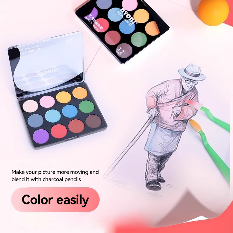 NYONI 12Colors Ultra Soft Arti - đánh giá và giá Activated Charcoal Powder
