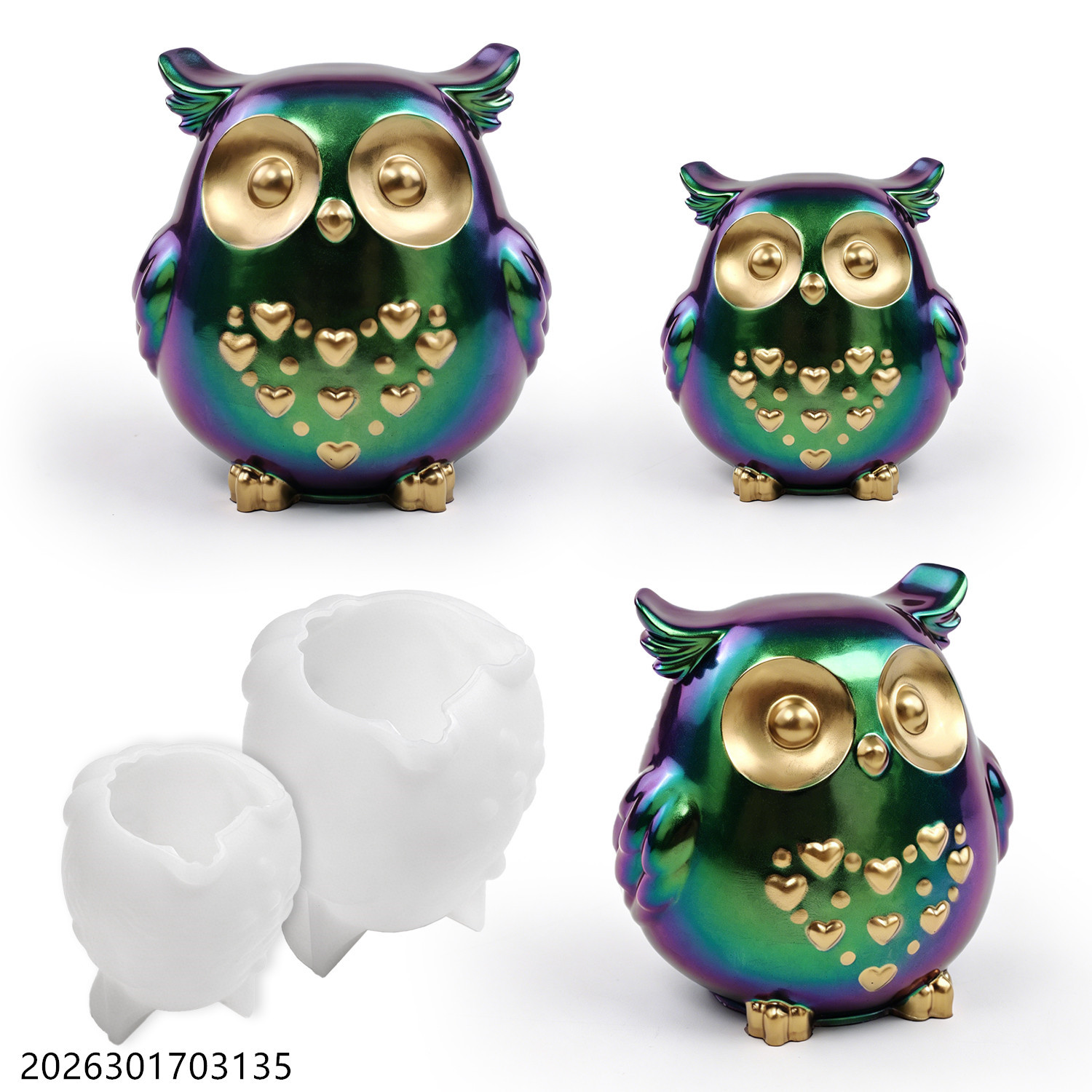 Owl Silicone Mold 3D Bird Shap - đánh giá và giá Soap Making Additives