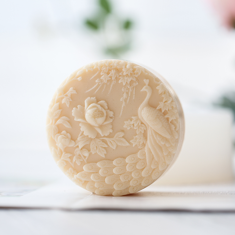 Chim Công Họa Tiết Hoa Xà Phồn - đánh giá và giá Soap Making Store