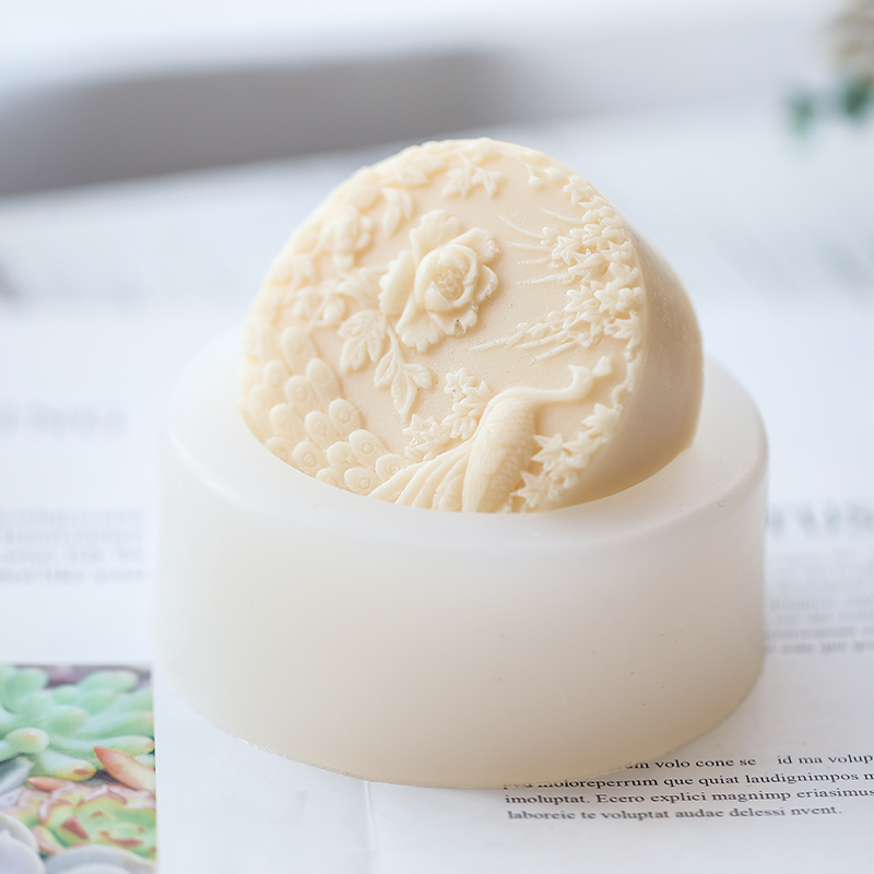 Chim Công Họa Tiết Hoa Xà Phồn - đánh giá và giá Soap Making Store