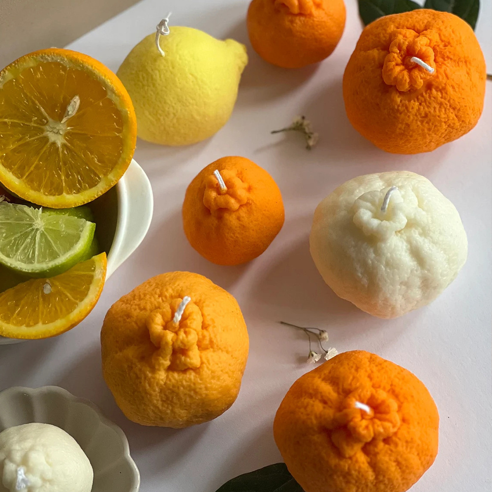 Orange Fruit Candle Mold DIY S - đánh giá và giá Soap Making Additives